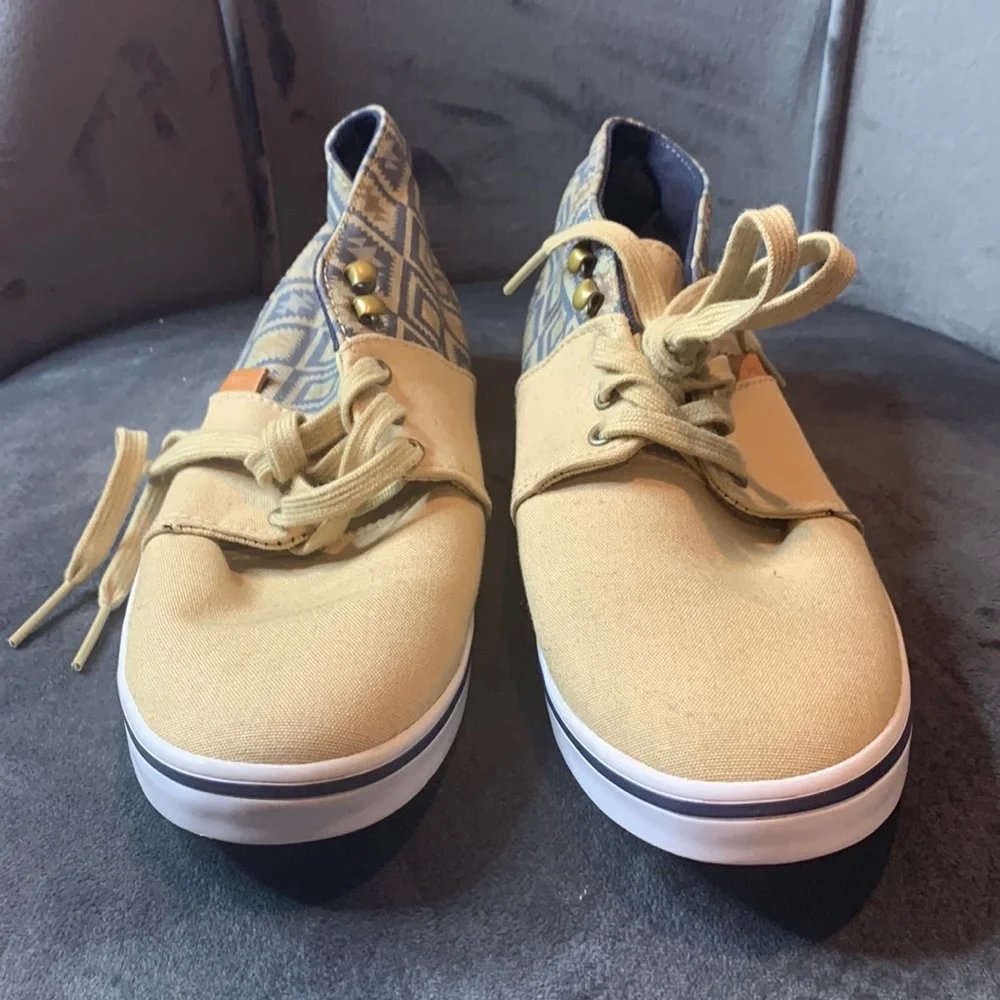 Vans Canvas Aztec Tribal Hi-Tops - Picture 2 of 10